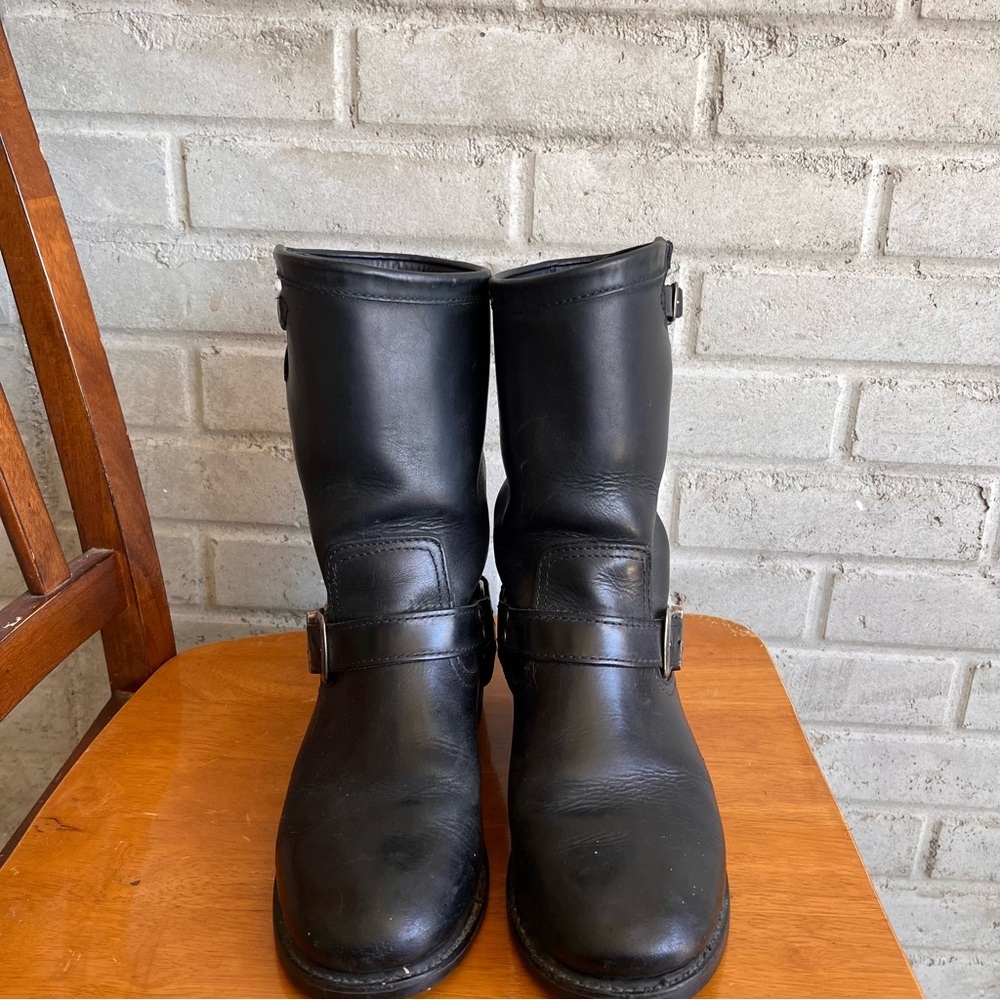 Harley Davidson Black Leather Boots